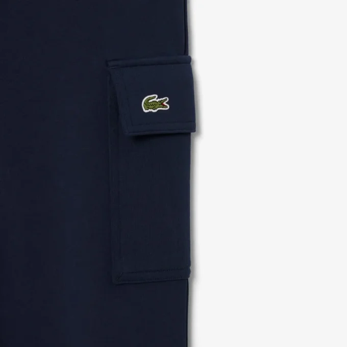 Pantalones de chándal de felpa cargo para hombre