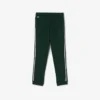 Pantalones de chándal de felpa con detalles de rayas para niño