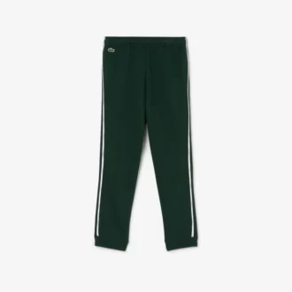 Pantalones de chándal de felpa con detalles de rayas para niño