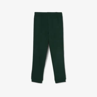 Pantalones de chándal de felpa con detalles de rayas para niño