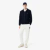 Pantalones de chándal de felpa con insignia para hombre