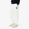 Pantalones de chándal de felpa con insignia para hombre