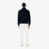 Pantalones de chándal de felpa con insignia para hombre