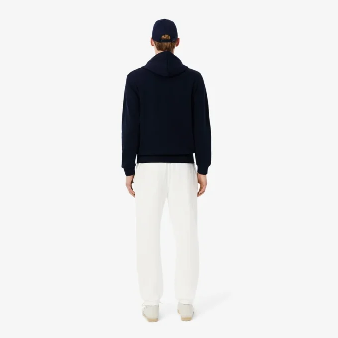 Pantalones de chándal de felpa con insignia para hombre