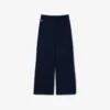 Pantalones de chándal de felpa con pernera acampanada para niña