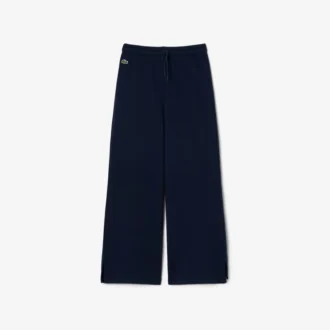Pantalones de chándal de felpa con pernera acampanada para niña
