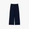 Pantalones de chándal de felpa con pernera acampanada para niña