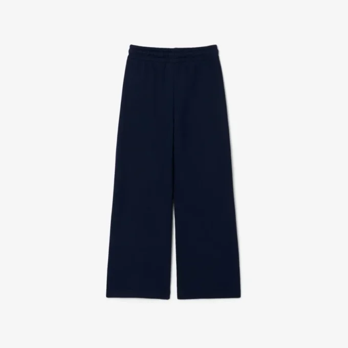 Pantalones de chándal de felpa con pernera acampanada para niña