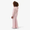 Pantalones de chándal de felpa con pernera acampanada para niña