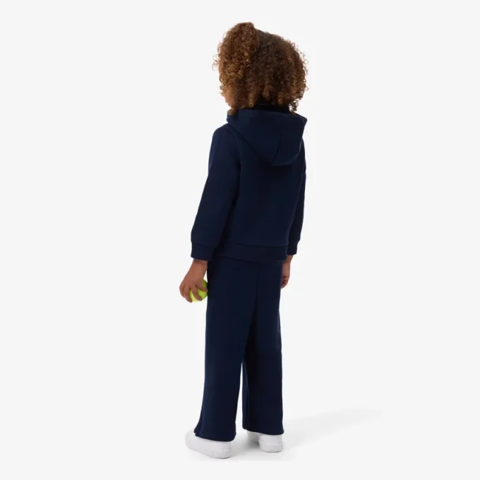 Pantalones de chándal de felpa con pernera acampanada para niña