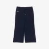 Pantalones de chándal de felpa con pernera acampanada para niña