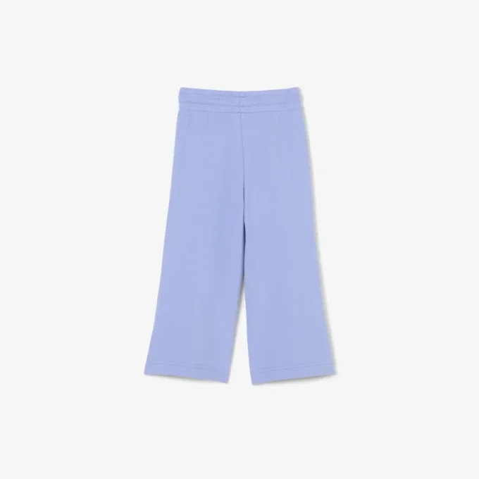 Pantalones de chándal de felpa con pernera acampanada para niña