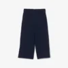 Pantalones de chándal de felpa con pernera acampanada para niña
