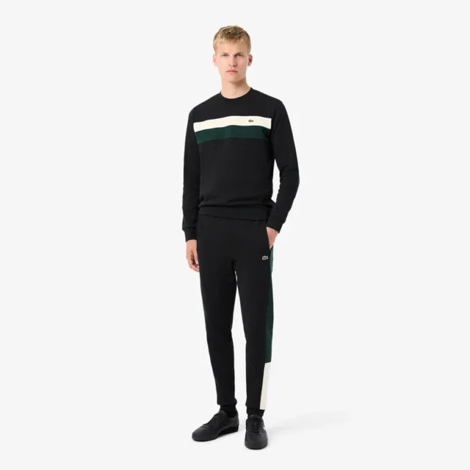 Pantalones de chándal de felpa de corte ajustado para hombre