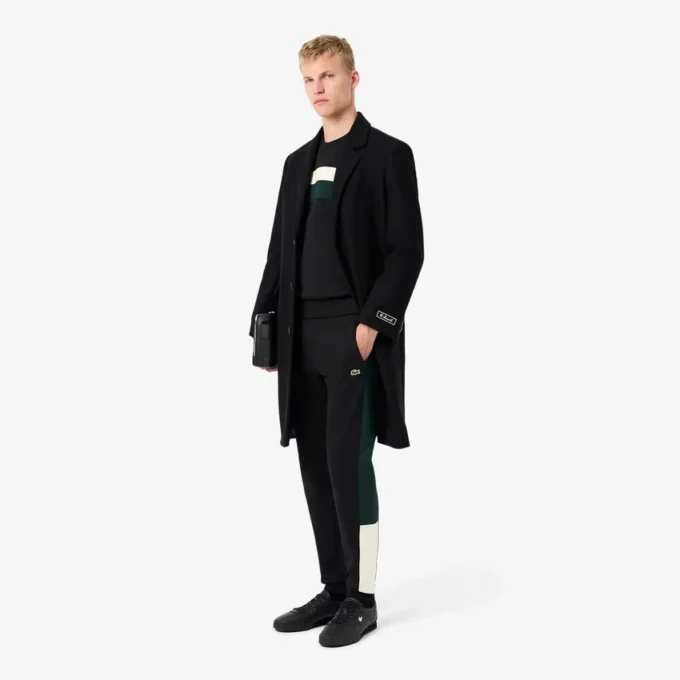 Pantalones de chándal de felpa de corte ajustado para hombre