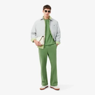 Pantalones de chándal de felpa de corte holgado