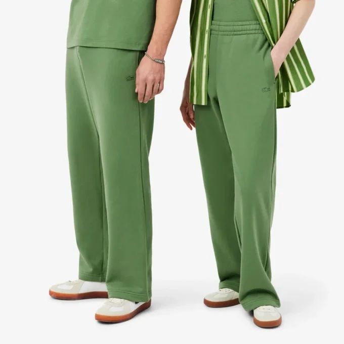 Pantalones de chándal de felpa de corte holgado