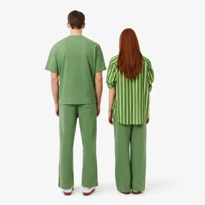 Pantalones de chándal de felpa de corte holgado