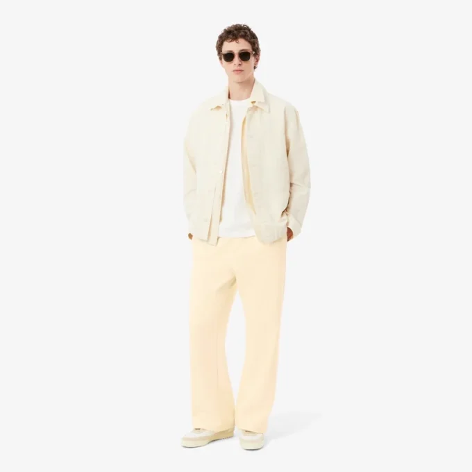 Pantalones de chándal de felpa de corte holgado para hombre