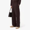 Pantalones de chándal de felpa de corte holgado para hombre