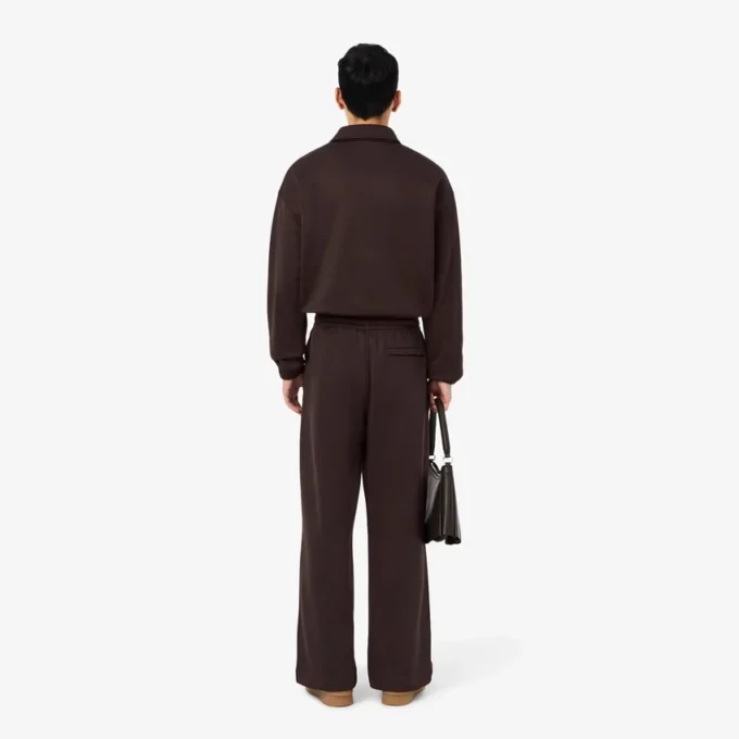 Pantalones de chándal de felpa de corte holgado para hombre