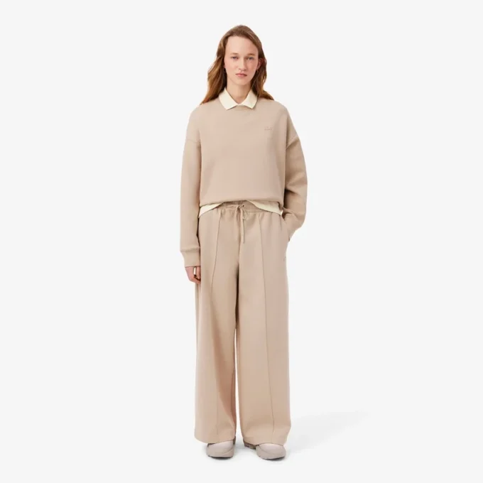 Pantalones de chándal de jersey de corte ancho
