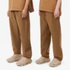 Pantalones de chándal de mezcla de lana de pasarela