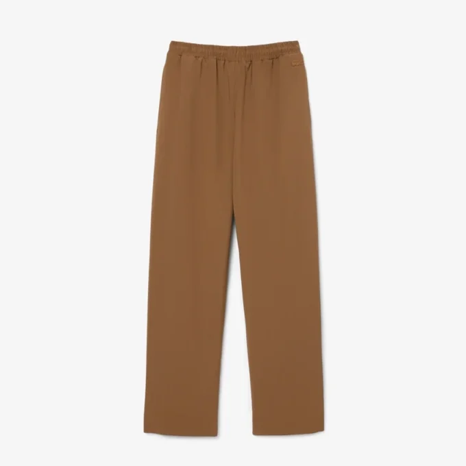 Pantalones de chándal de mezcla de lana de pasarela