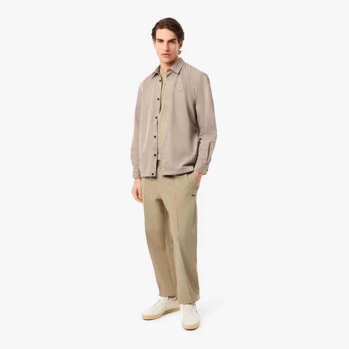 Pantalones de chándal de piqué doble cara para hombre