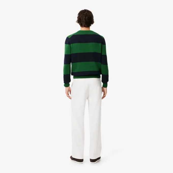 Pantalones de chándal de sarga plisados para hombre