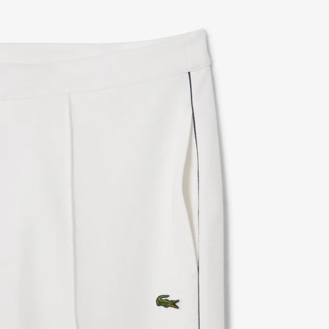 Pantalones de chándal de sarga plisados para hombre