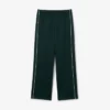 Pantalones de chándal de satén de corte holgado para hombre