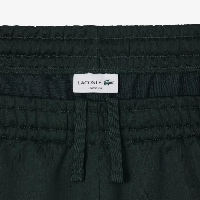 Pantalones de chándal de satén de corte holgado para hombre