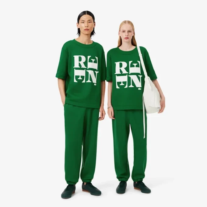 Pantalones de chándal de satén Runway