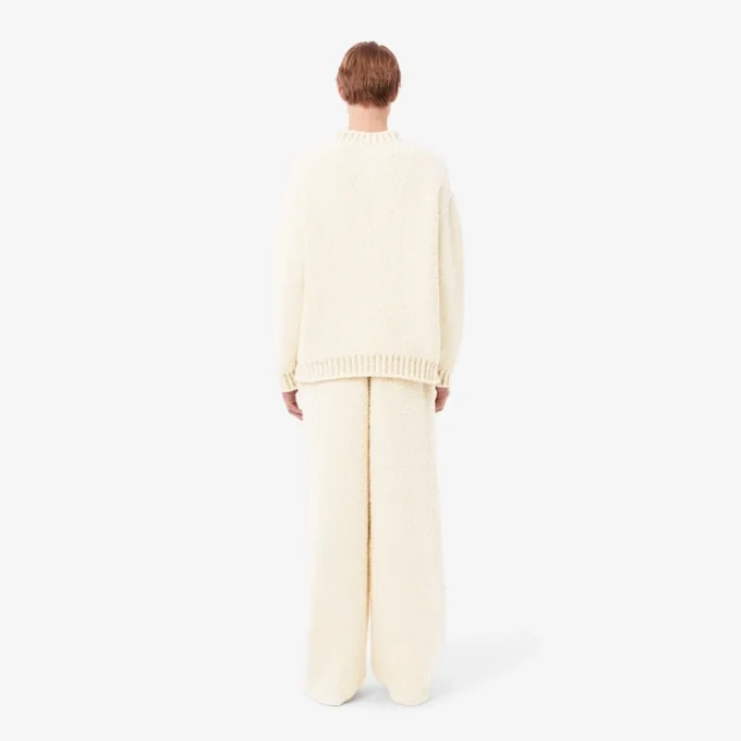 Pantalones de chándal oversize de punto para hombre