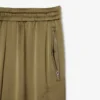 Pantalones de chándal oversize de satén para mujer