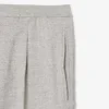 Pantalones de corte holgado con tejido slub