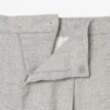 Pantalones de corte holgado con tejido slub
