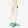 Pantalones de felpa con logotipo en relieve para mujer