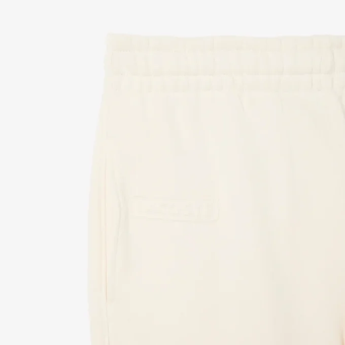 Pantalones de felpa con logotipo en relieve para mujer