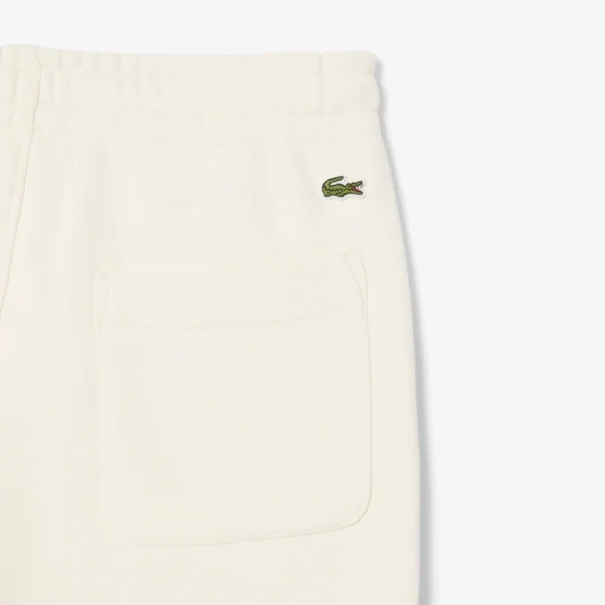 Pantalones de felpa con logotipo en relieve para mujer