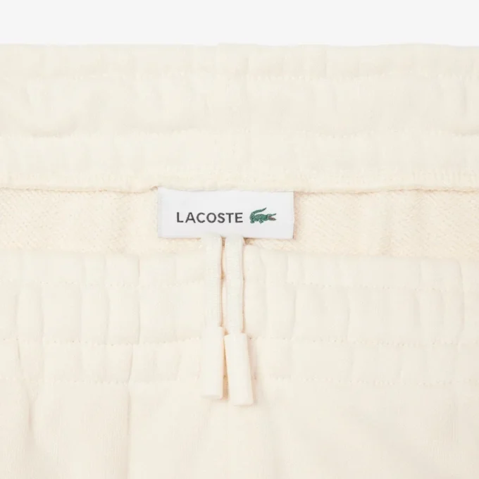 Pantalones de felpa con logotipo en relieve para mujer