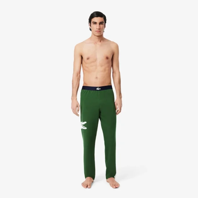 Pantalones de felpa estampados para hombre