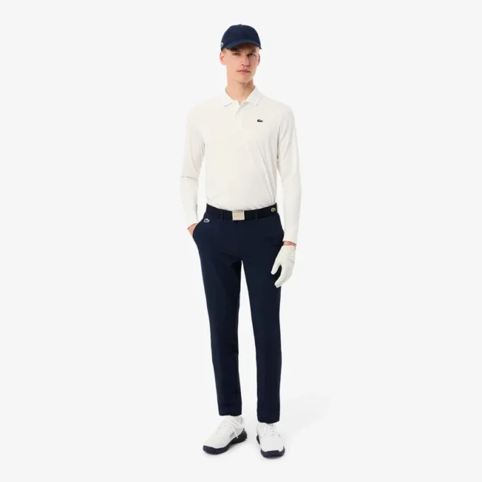 Pantalones de golf térmicos repelentes al agua de corte ajustado para hombre