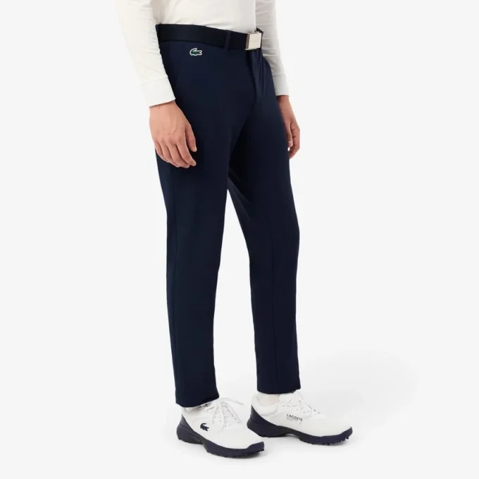 Pantalones de golf térmicos repelentes al agua de corte ajustado para hombre