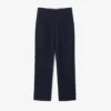 Pantalones de lana afieltrada de corte recto para hombre