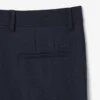 Pantalones de lana afieltrada de corte recto para hombre