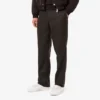 Pantalones de lana con diseño en chevron de corte recto para hombre