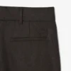 Pantalones de lana con diseño en chevron de corte recto para hombre
