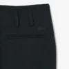 Pantalones de lana entallados de corte recto de la pasarela